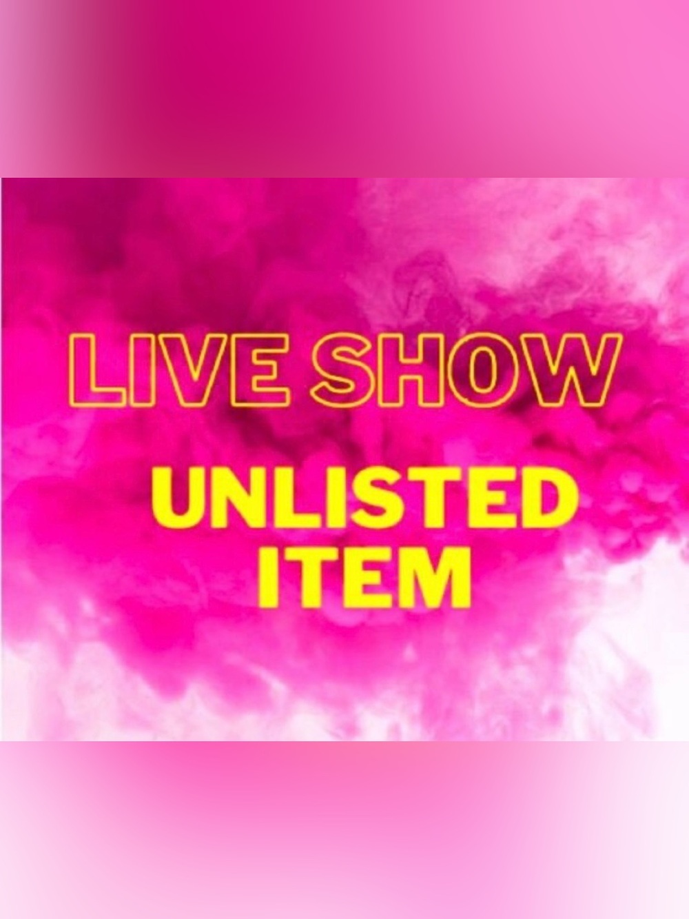 LB’S LIVE UNLISTED ITEM